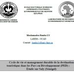 LY_WP26_LAREM_Cycle de vie et management durable de la destination touristique dans les Pays en Développement (PED) Etude sur Saly (Sénégal)