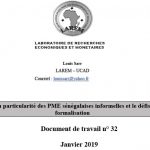 Louis Sarr- Les défis de la formalisation des PME informelles Sénègalaises